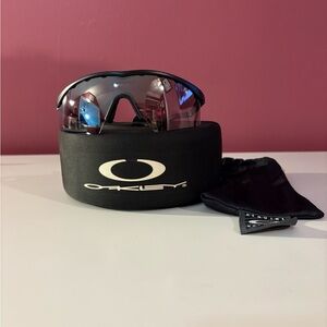 Oakley M Frame Strike, Black and Gray Sunglasses with Case